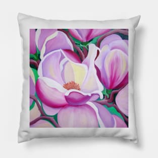 magnolia bloom Pillow