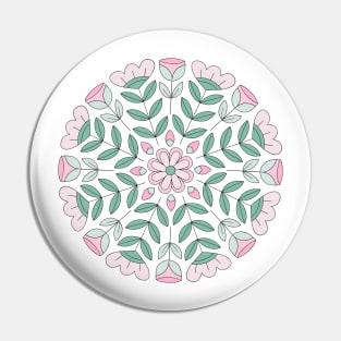 Floral Mandala Pin