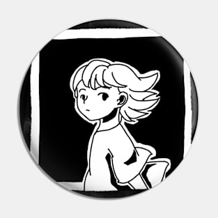 Hello darkness my old friend Chibi Version Pin