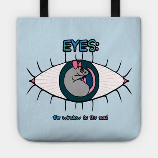 Eyes: The Window To The Soul (Full Color Version) Tote