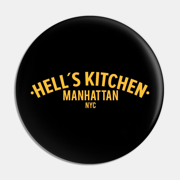 New York Manhattan Hell´s Kitchen - Hell´s Kitchen Logo - Hell´s Kitchen Style Pin by Boogosh