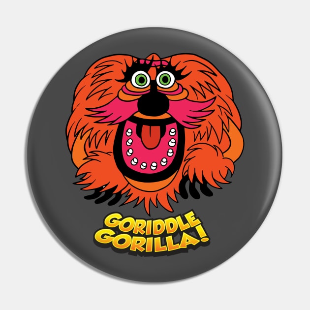 Goriddle Gorilla (Great Space Coaster) Pin by Chewbaccadoll