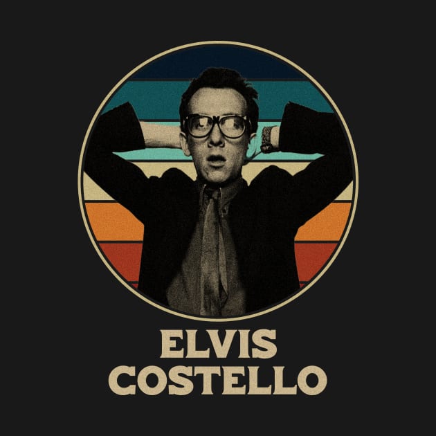 retro Elvis Costello by Gummy Store