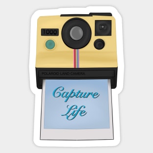 90s Polaroid Camera Vinyl Sticker – jasmithdesigns