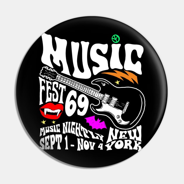 Music Fest 69 Vamp Pin by BrianIU