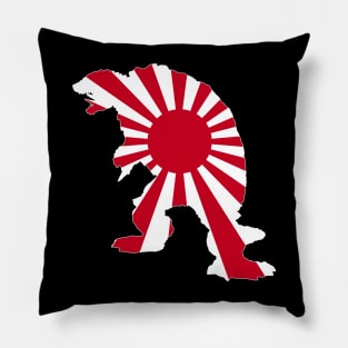 GAMERA - Silo japanese flag Pillow