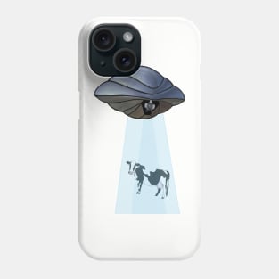 UFO and a cow Phone Case