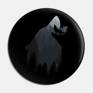 WOLF HOWL Pin