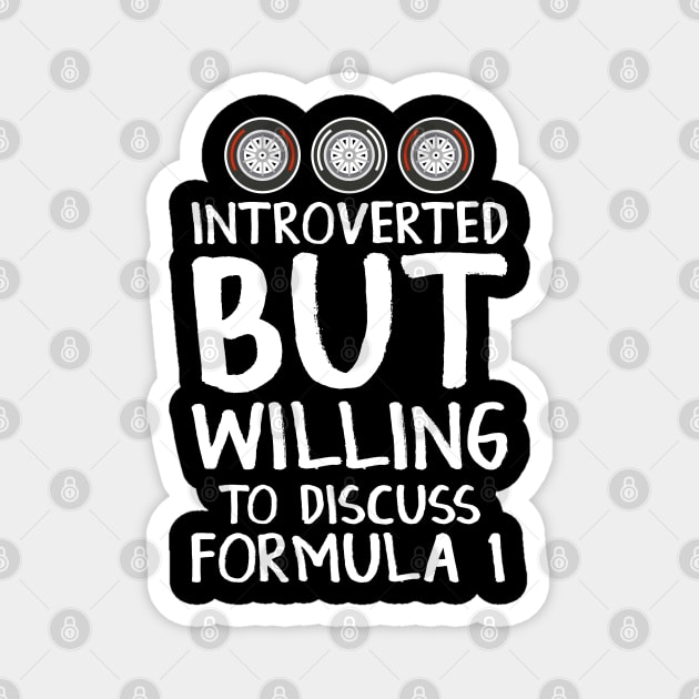 Introverted Racing Fan Magnet by Worldengine