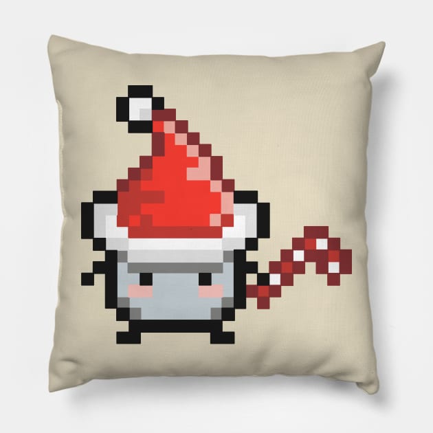 Grey Christmas Junimo Pillow by TASCHE