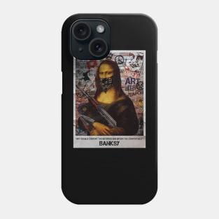 mona lisa art its weapon Phone Case