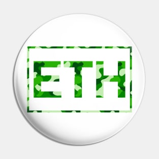 Ethereum Green Camo Pin