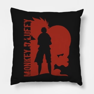 Red Luffy Pillow