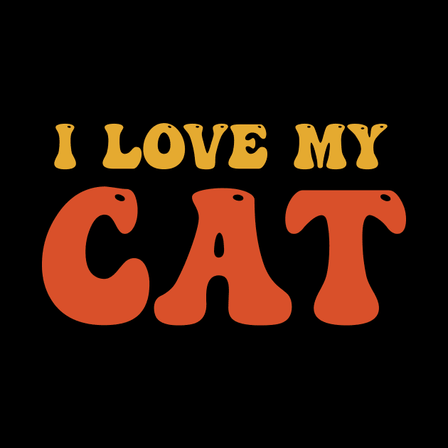 i love my cat by emofix