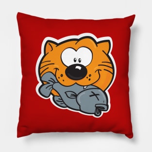 Heathcliff won't be outdone! Pillow