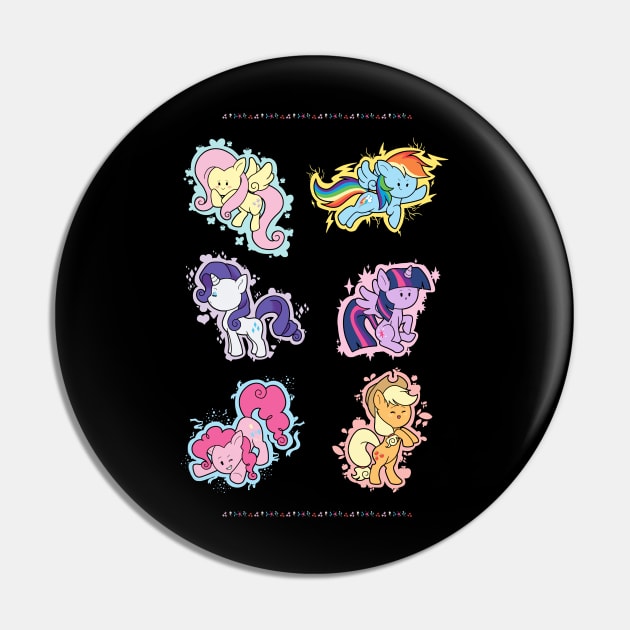 The Mane Six Pin by LovelyKouga