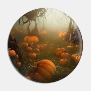 Sinister Halloween Pumpkin Patch Pin