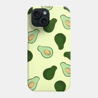 Avocado Pattern Phone Case