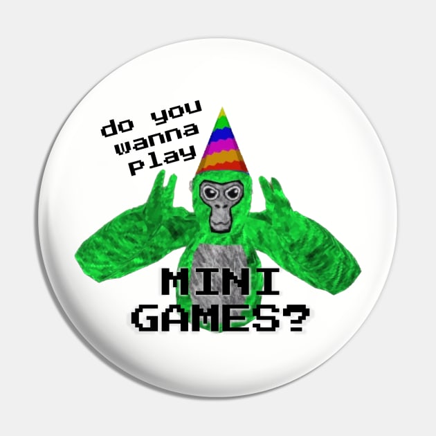 Gorilla Tag Mini Games Kid Pin by Meatball_Jones