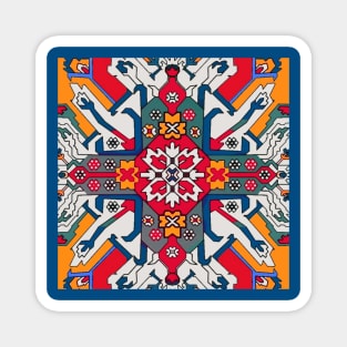 Armenian Colorful Illustration Magnet