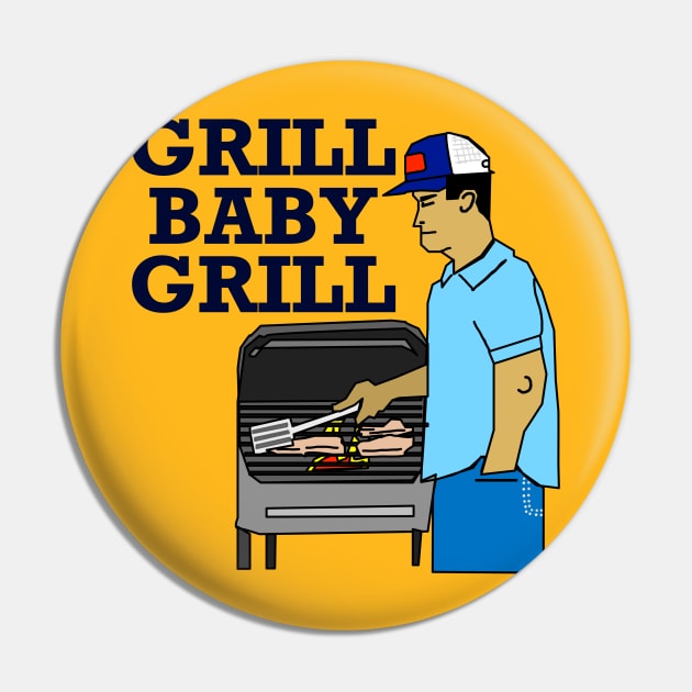 Grill Baby Grill Pin by SPINADELIC