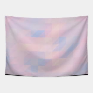 Abstract Lines Pastel Colors Tapestry