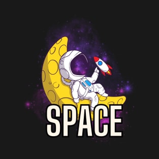 Space To The Moon T-Shirt