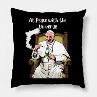 Pope Francis | At Peace with The Universe Pillow