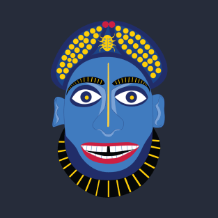 Blue African Mask T-Shirt