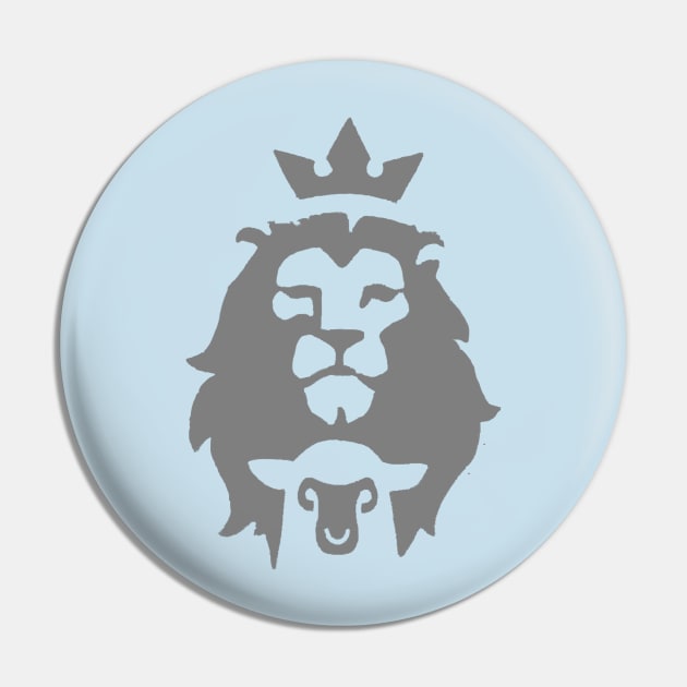 Lion Head - The Lion King & The Lamb - Lion of Judah - Christian Pin by diystore