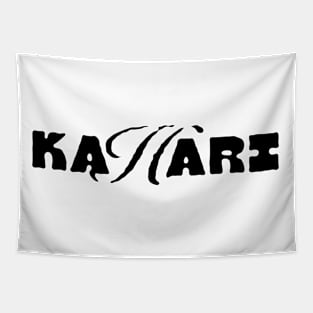 Kahari Old Logo Black Tapestry