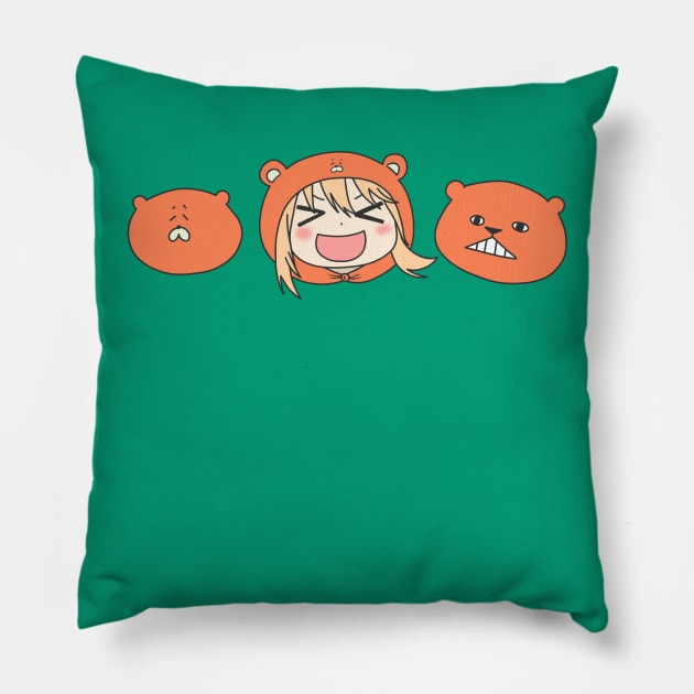 Umaru and Hamsters Pillow by Creighcreigh