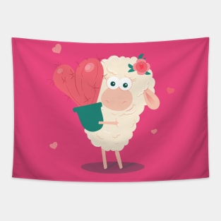 Loving Sheep Design Tapestry