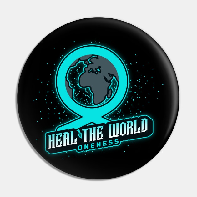 Heal The World Pin by Oneness Creations