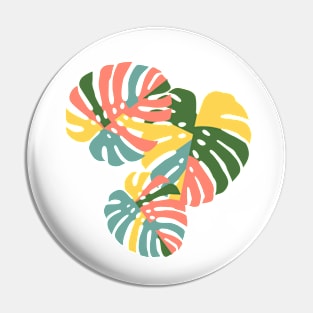 Monstera Leaf - Brights Pin