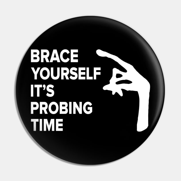 Brace yourself Pin by WorldsFair