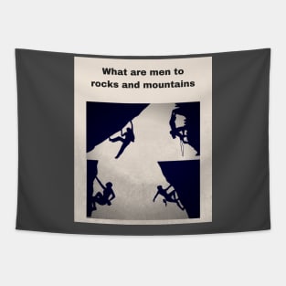 Rock Climbing & Mountaineering Tapestry