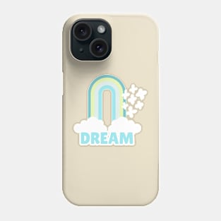 Rainbow Dream Pale Blue Retro Dream Style Phone Case