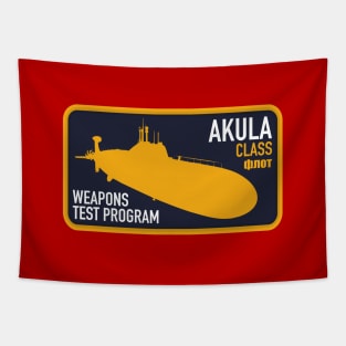 Akula Class Submarine Tapestry