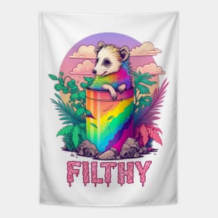 Filthy --- Possum Lover Design Tapestry