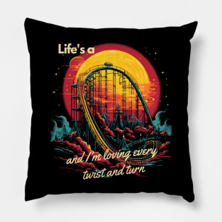 Rollercoaster of Emotions Pillow