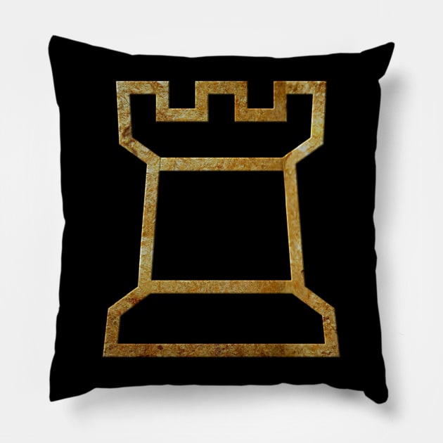 chess piece Pillow by bahullah_art