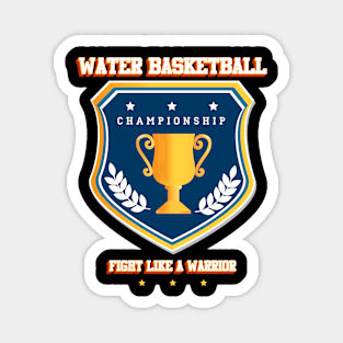 Water basketball Magnet