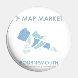 Bournemouth Map - Full Size Pin