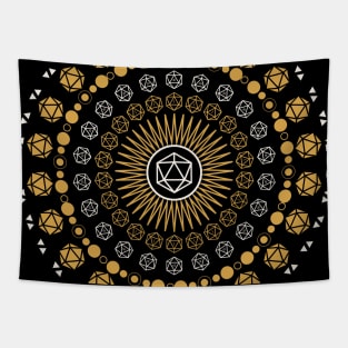 Sacred Geometry D20 Dice of the Wizard Tabletop RPG Tapestry