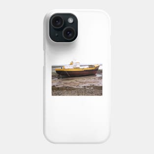 Black and Yellow boat Phone Case