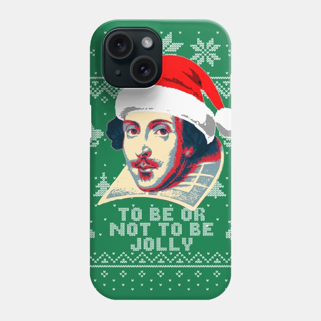 Wiliiam Shakespeare To Be Or Not To Be Jolly Phone Case by Nerd_art