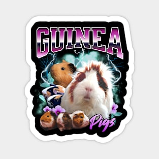 Guinea Pigs Retro 90s Bootleg Rap Hip Hop Magnet