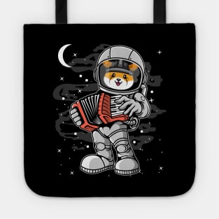 Astronaut Accordion Floki Inu Coin To The Moon Floki Army Crypto Token Cryptocurrency Blockchain Wallet Birthday Gift For Men Women Kids Tote