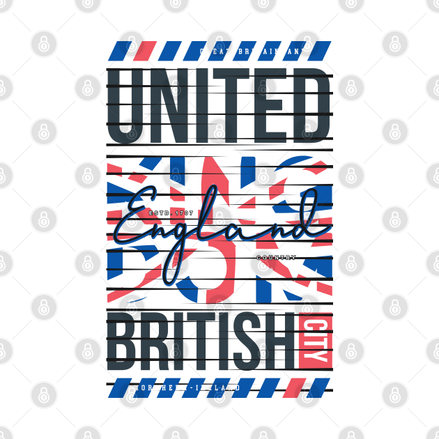 United Kingdom British England by Mako Design 